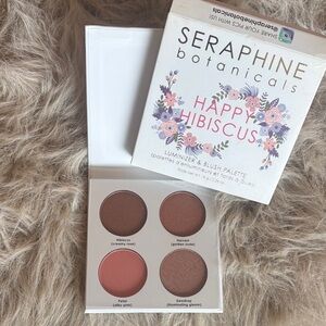 Seraphine Botanicals Happy Hibiscus Bronzer & Blush Palette - Pink/Brown
